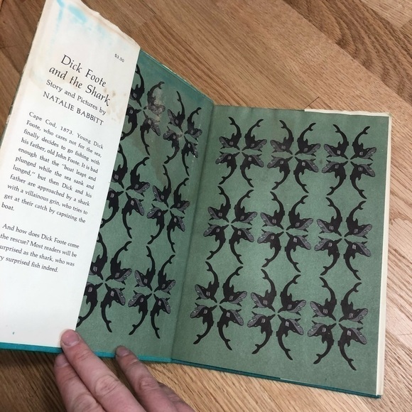 Vintage Dick Foote and the Shark Natalie Babbitt 1967 Hardcover Book - Picture 3 of 6